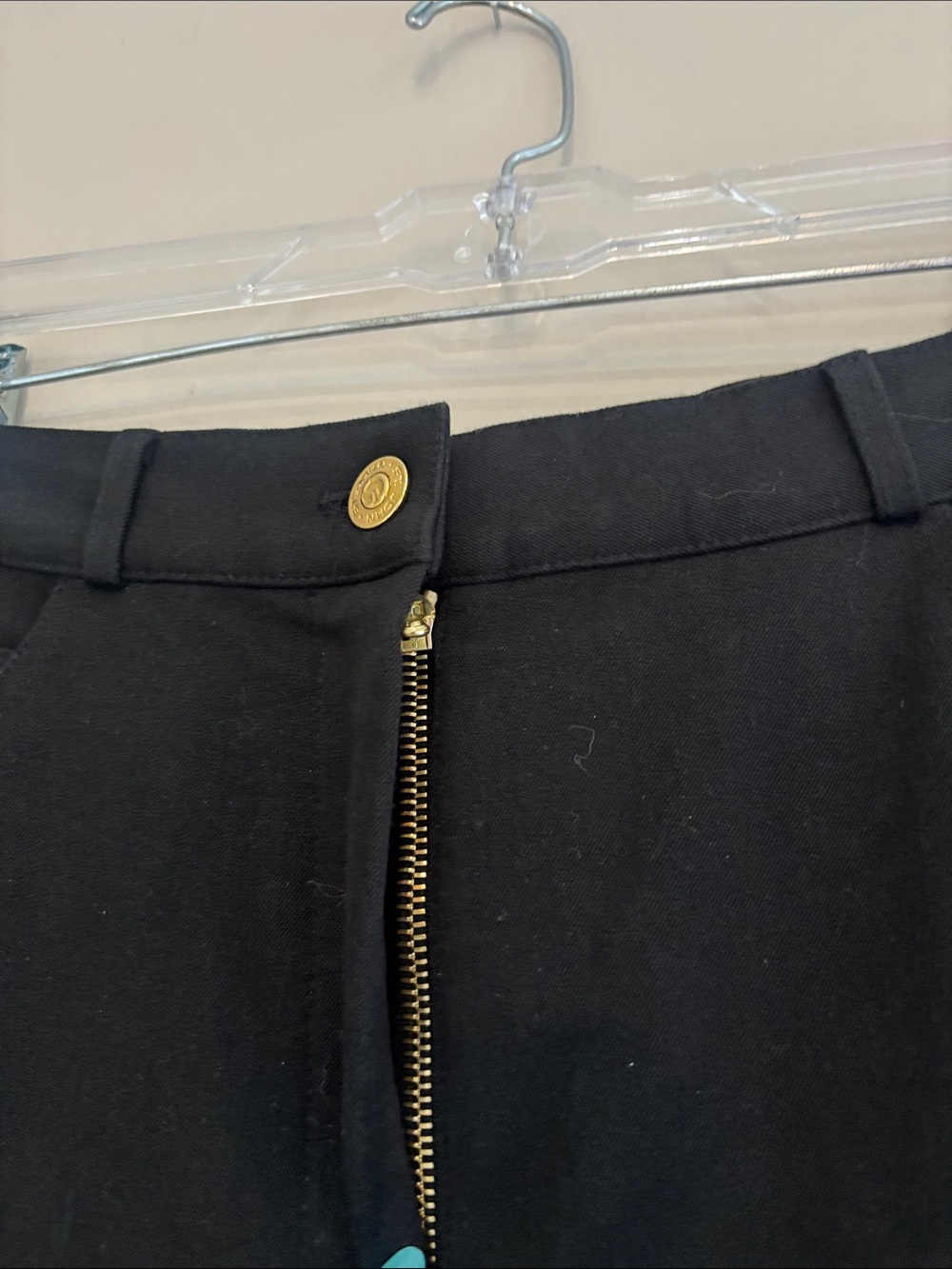 St John Sport By Marie Gray Black Classic Straight Fit emblelished side jeans - Picture 9 of 11